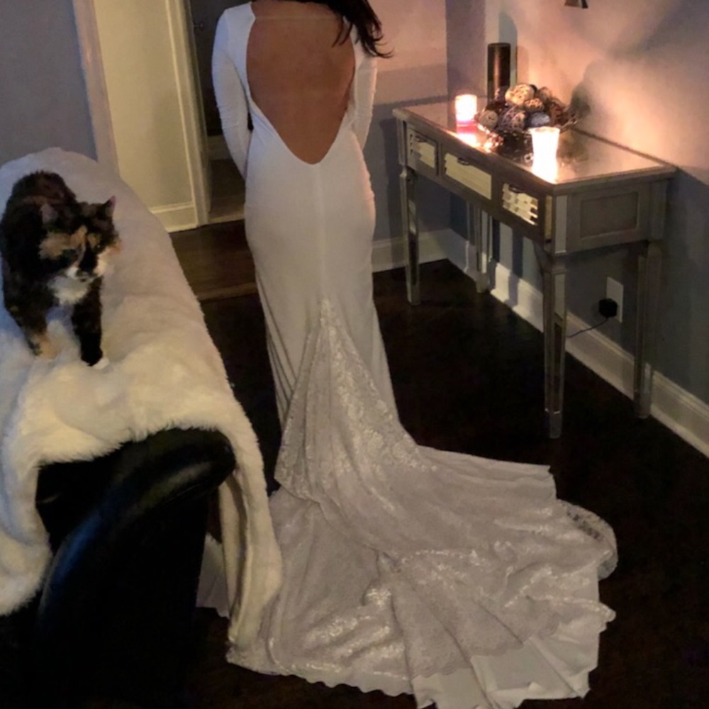 Custom made white dress